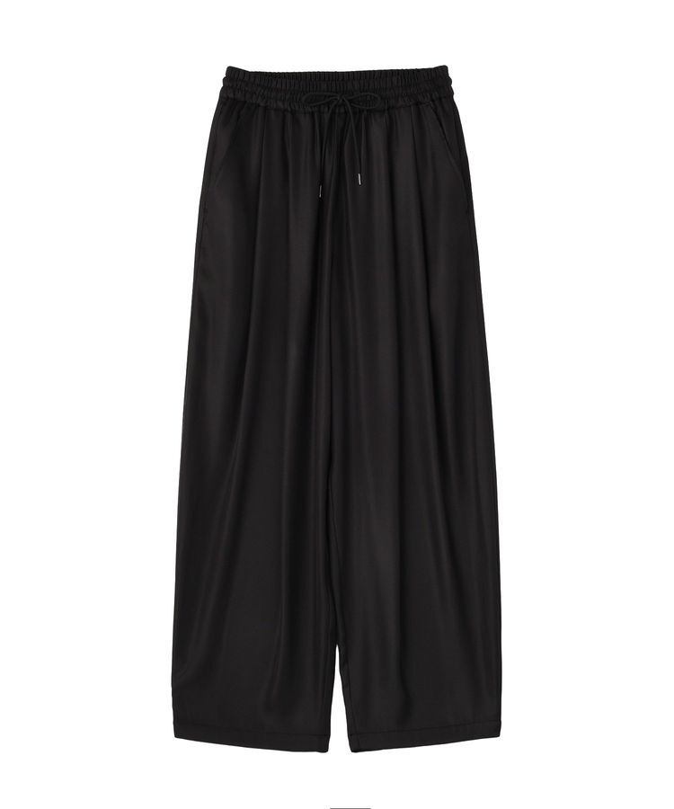 AMERICAN HOLIC「レザー調サテンパンツ」|その他|Black