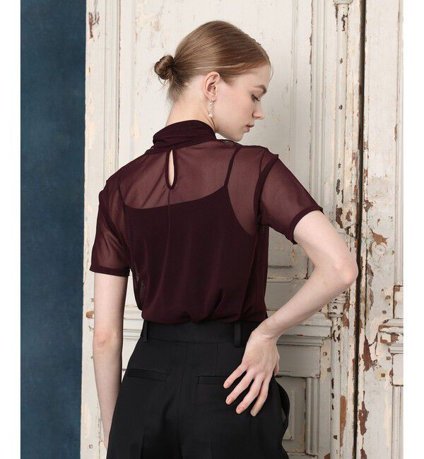 LOULOU WILLOUGHBY「ボウタイツキチュールトップス」|Tシャツ・カットソー|