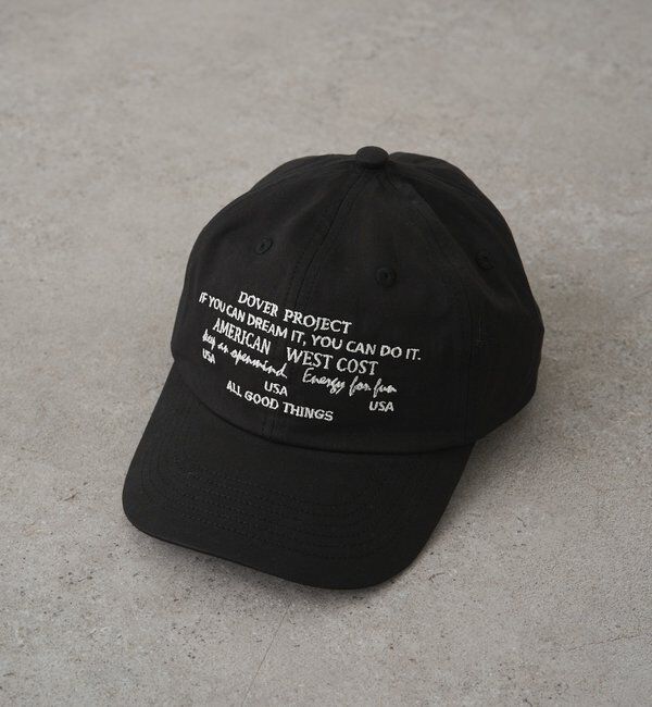  「ロゴ刺繍CAP」|その他|ブラック