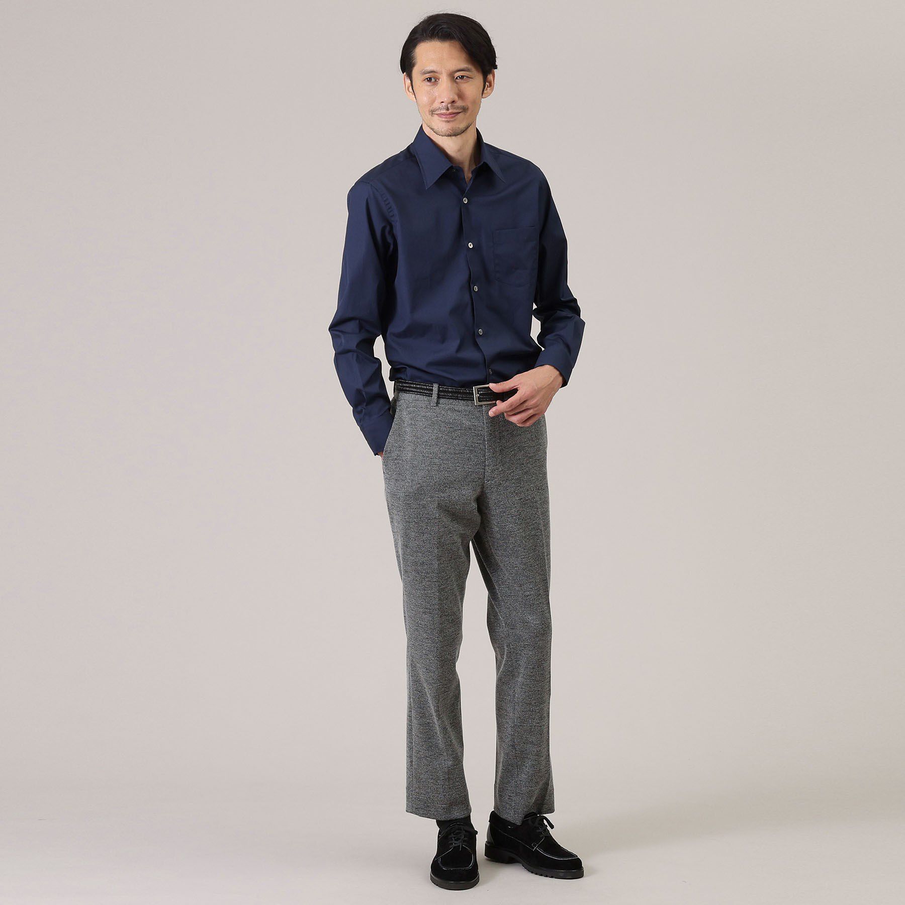 TAKEO KIKUCHI「【Made in JAPAN】ブロード レギュラーカラー ドレスシャツ」|シャツ・ブラウス|