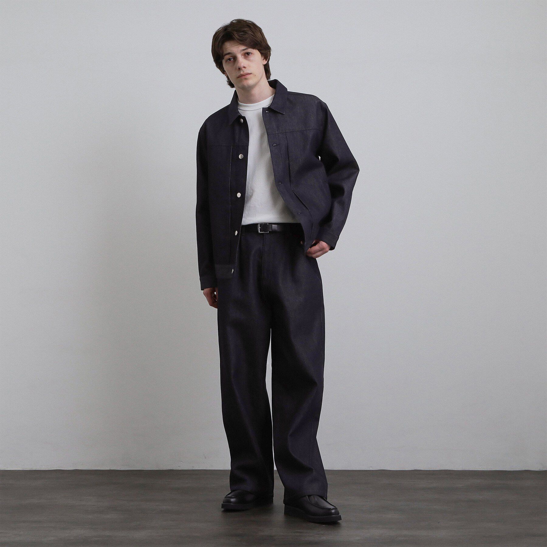 tk.TAKEO KIKUCHI「【色褪せしにくいデニム】Comfy Fadeless Denim Seriesバレルデニム」|デニム|
