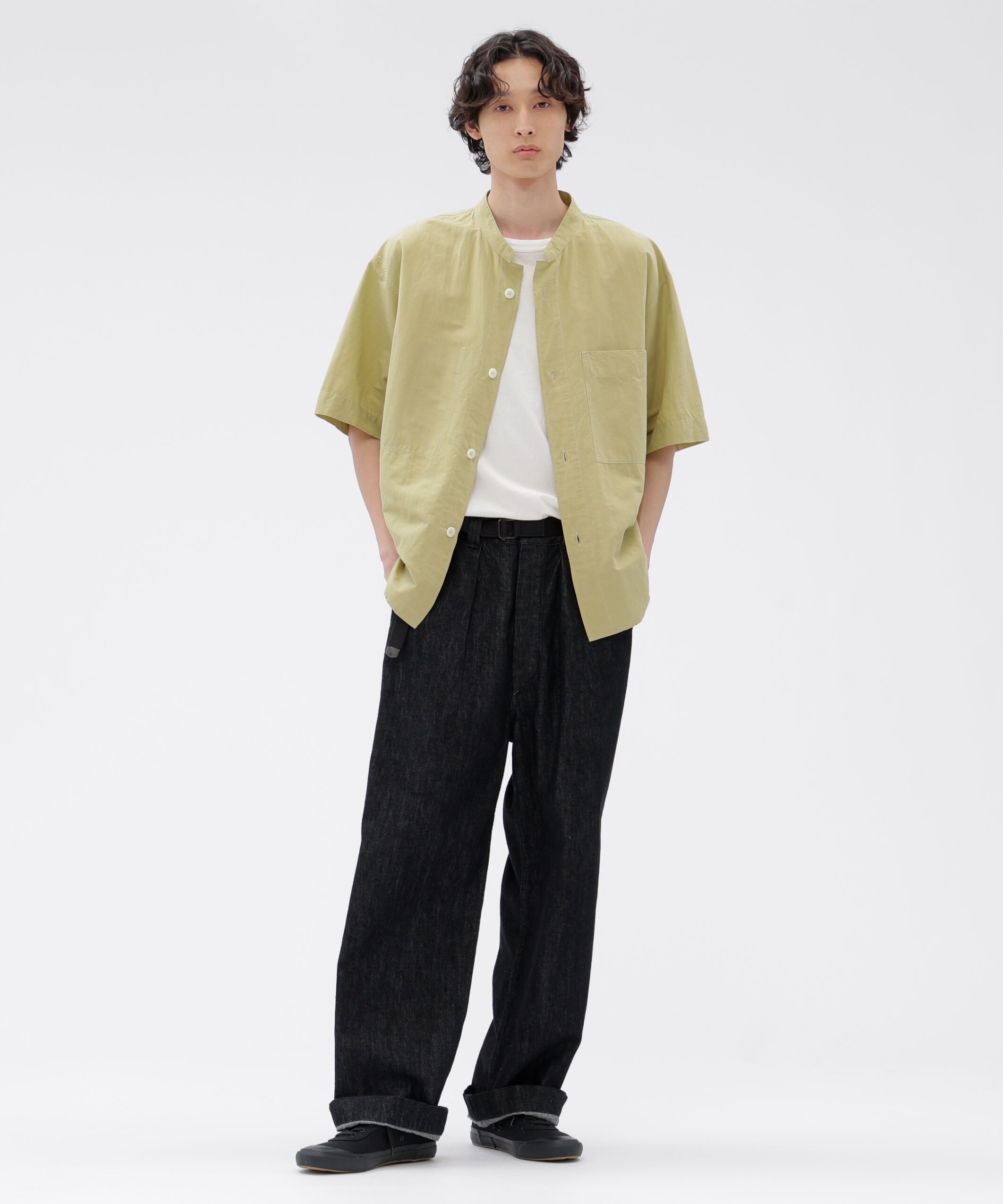 MHL.「CANTON BLACK LIGHT DENIM TROUSERS」|その他|