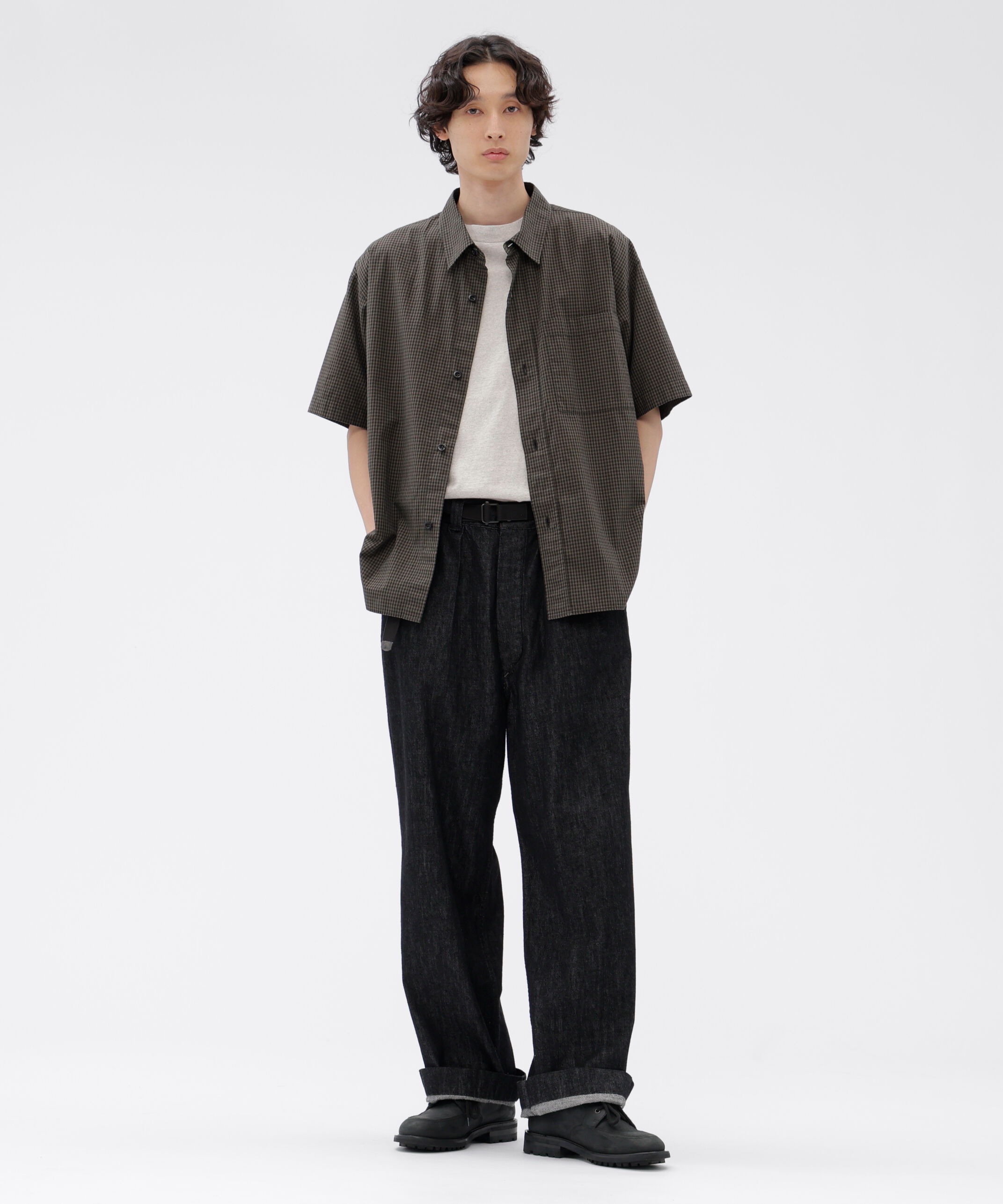 MHL.「CANTON BLACK LIGHT DENIM TROUSERS」|その他|