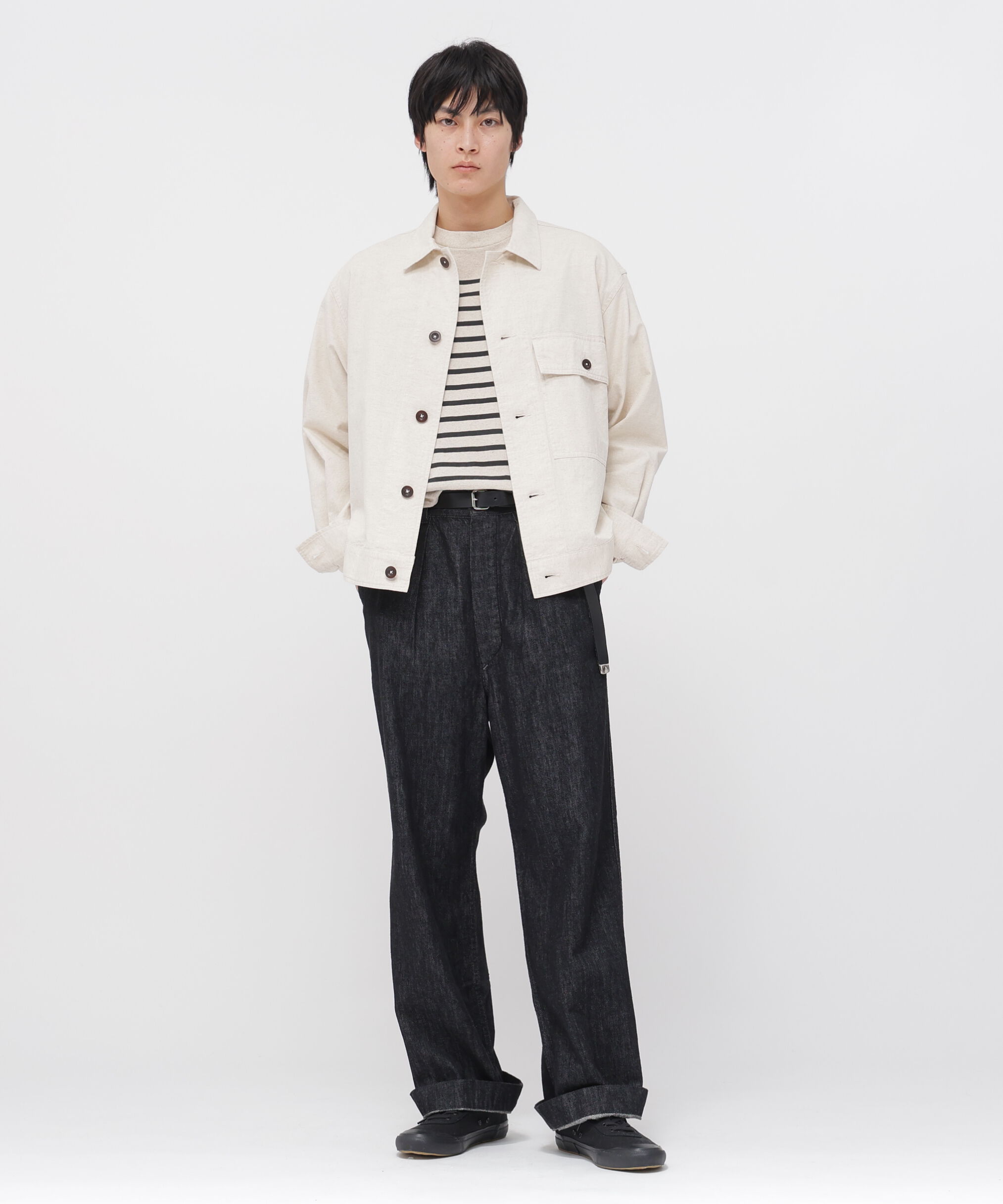 MHL.「CANTON BLACK LIGHT DENIM TROUSERS」|その他|