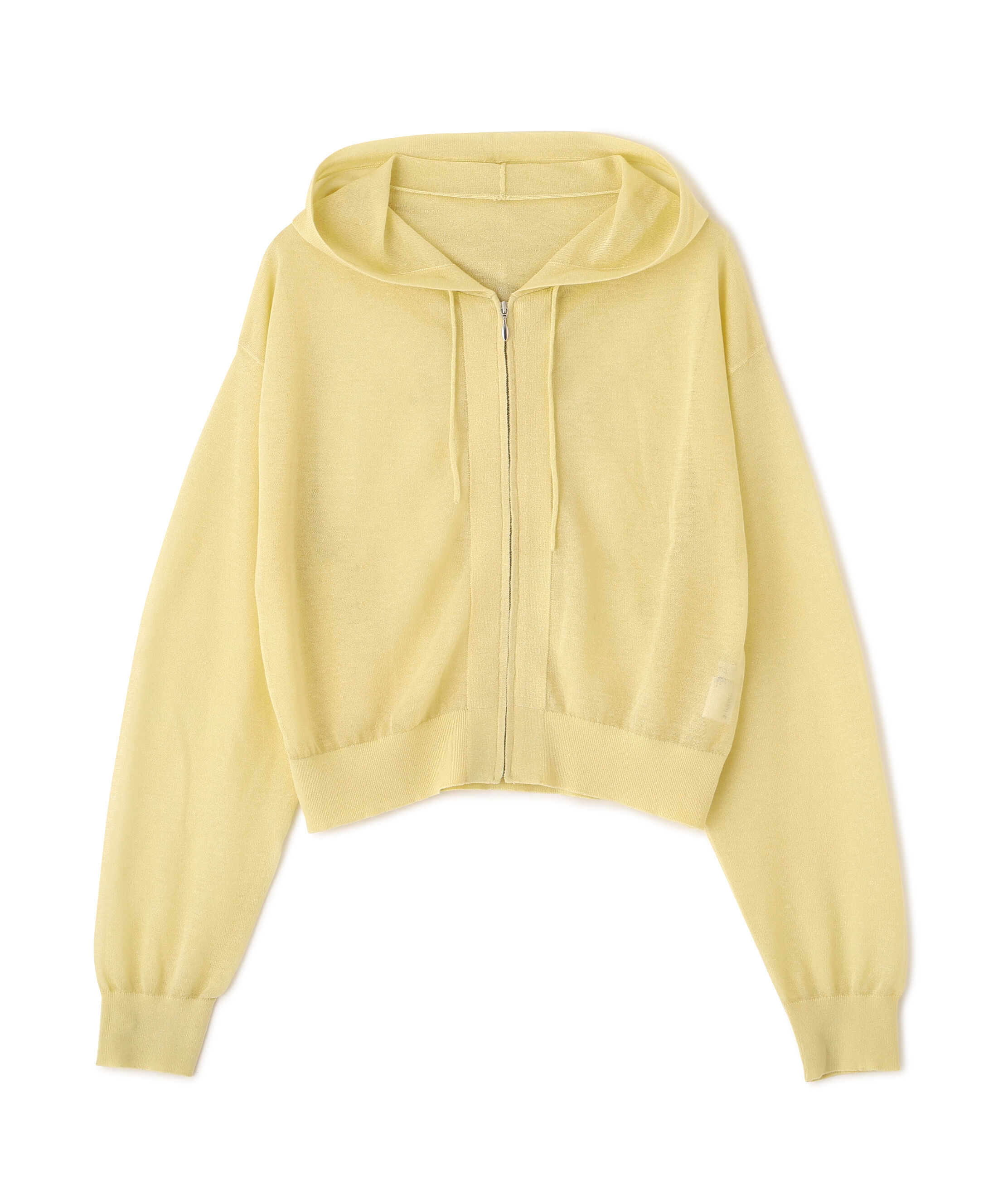 PROPORTION BODY DRESSING「〈a/mie〉シアーニットパーカー」|ニット・セーター|