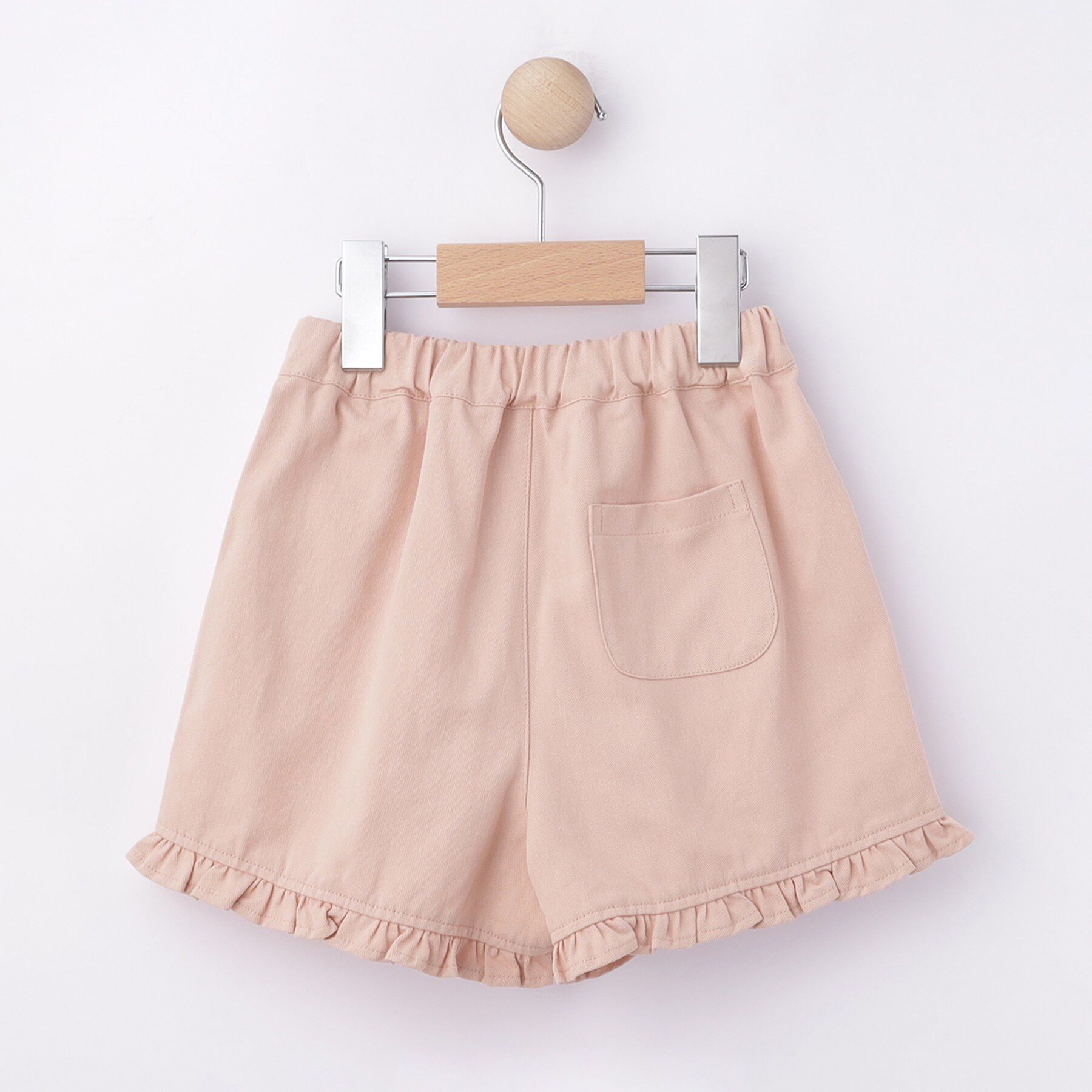 SHOO･LA･RUE「【100-150cm/洗濯機可】フリルショートパンツ」|キュロット|