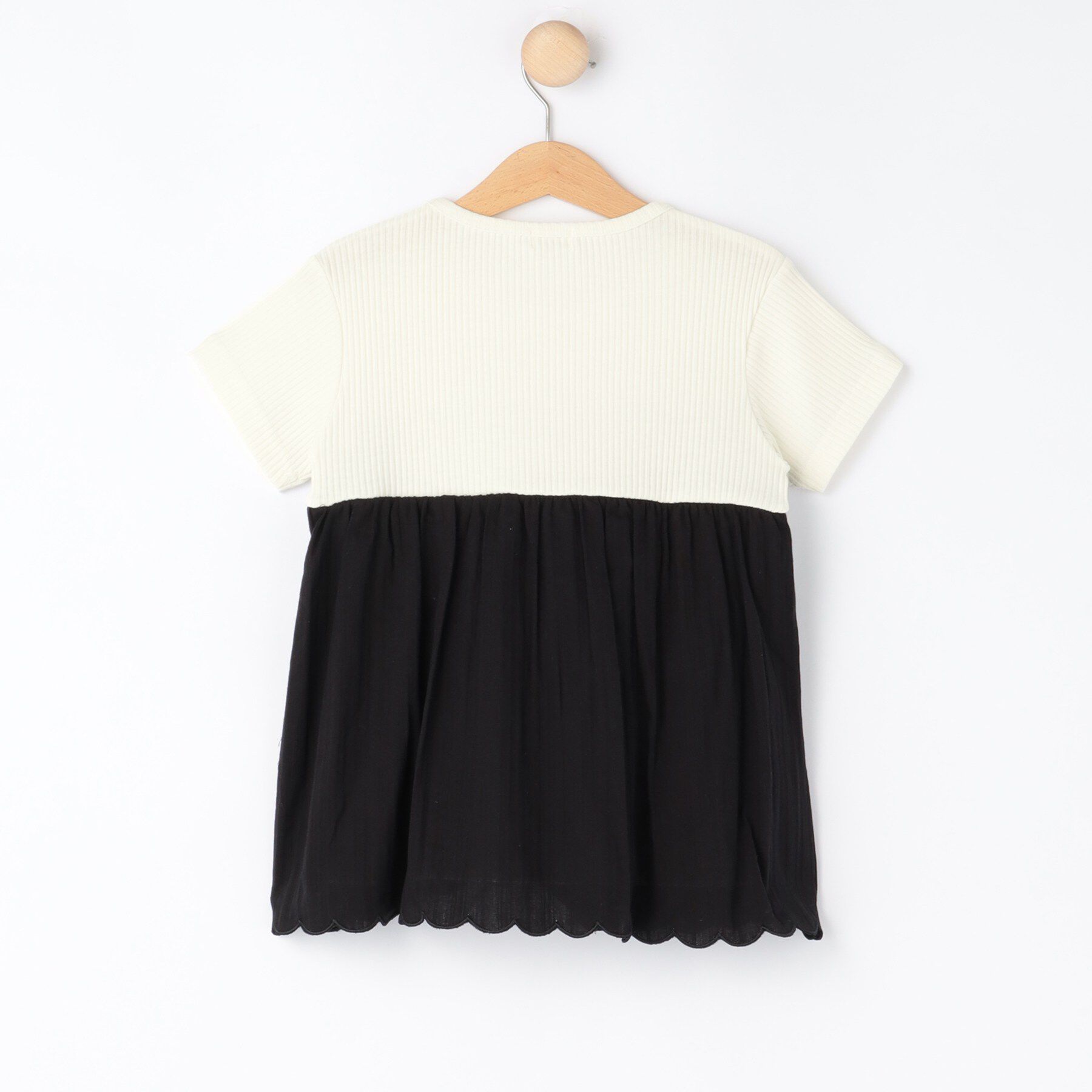 SHOO･LA･RUE「【100-150cm】クロシェ編みデザインTシャツ」|Tシャツ・カットソー|