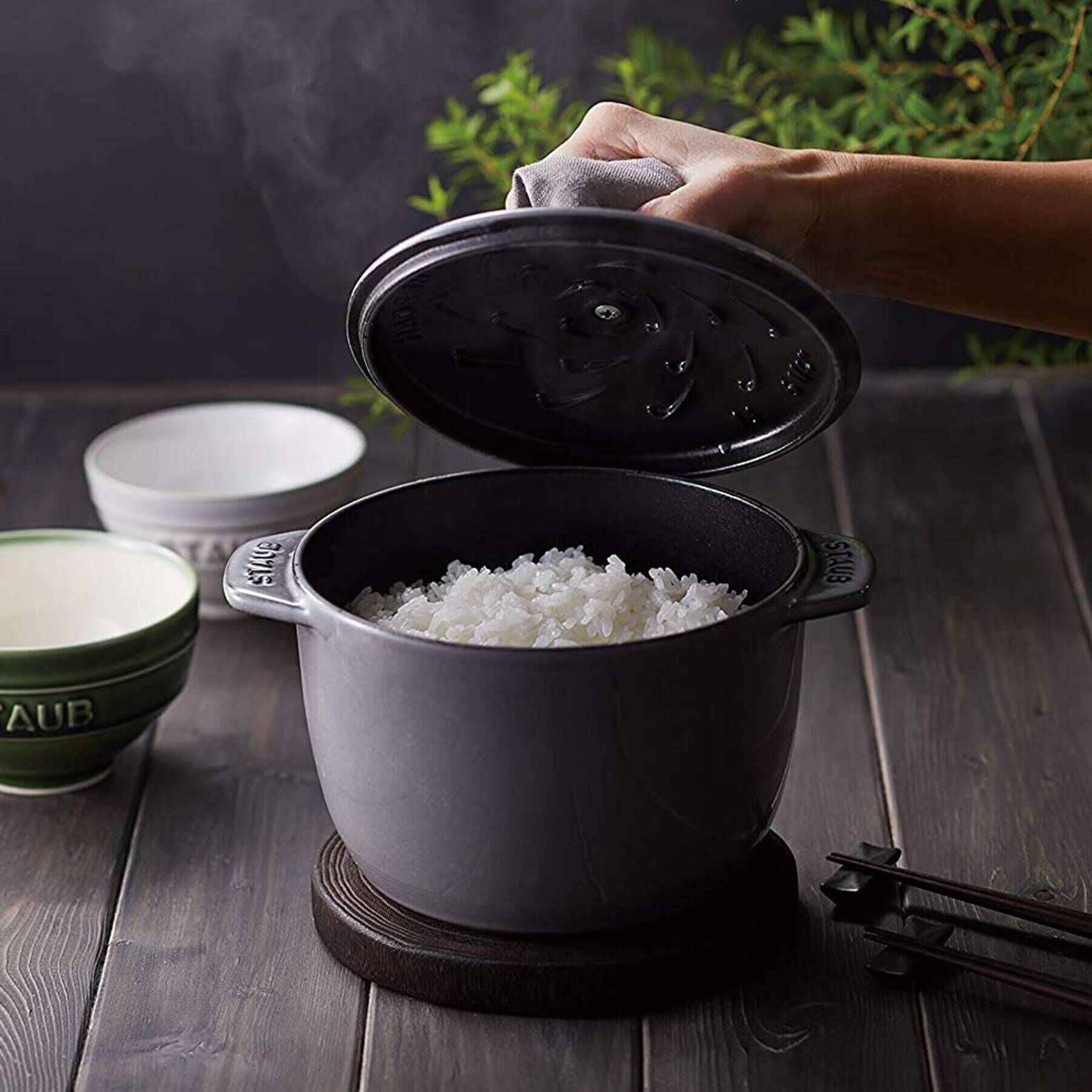 212 KITCHEN STORE「ラ ココット de GOHAN BK M 16cm ＜STAUB ストウブ＞」|食器・キッチングッズ|