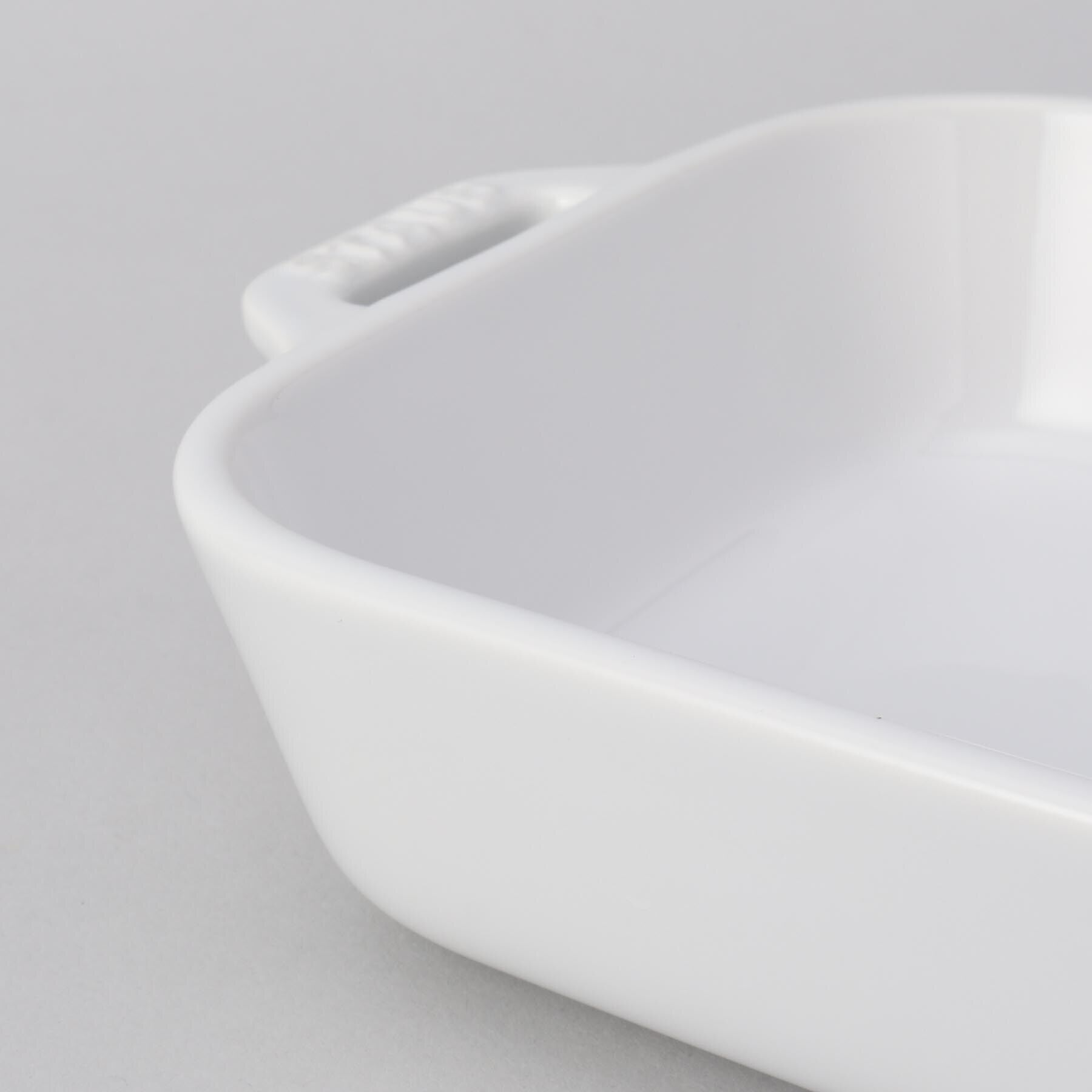 212 KITCHEN STORE「レクタンギュラーディッシュ 20cm WH ＜Staub ストウブ ＞」|食器・キッチングッズ|