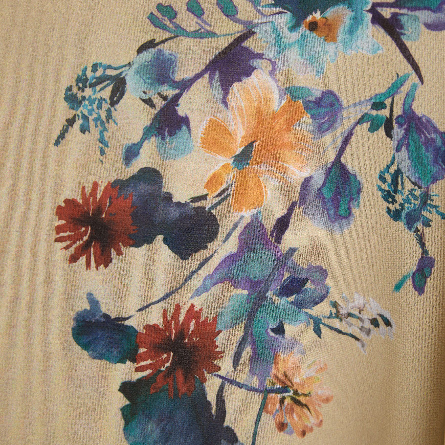 SunaUna「【手洗い可／日本製／共布ベルト付き】多色花柄プリントワンピース」|ワンピース|