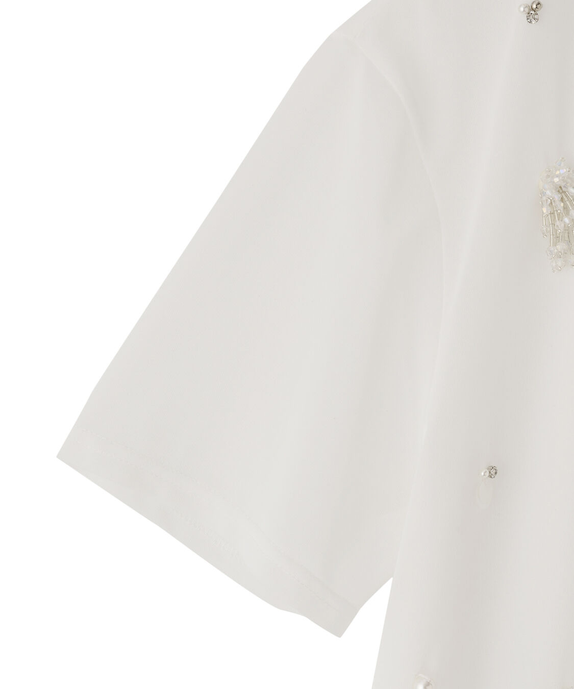 COCO DEAL「ビジューシアーTシャツ」|Tシャツ・カットソー|