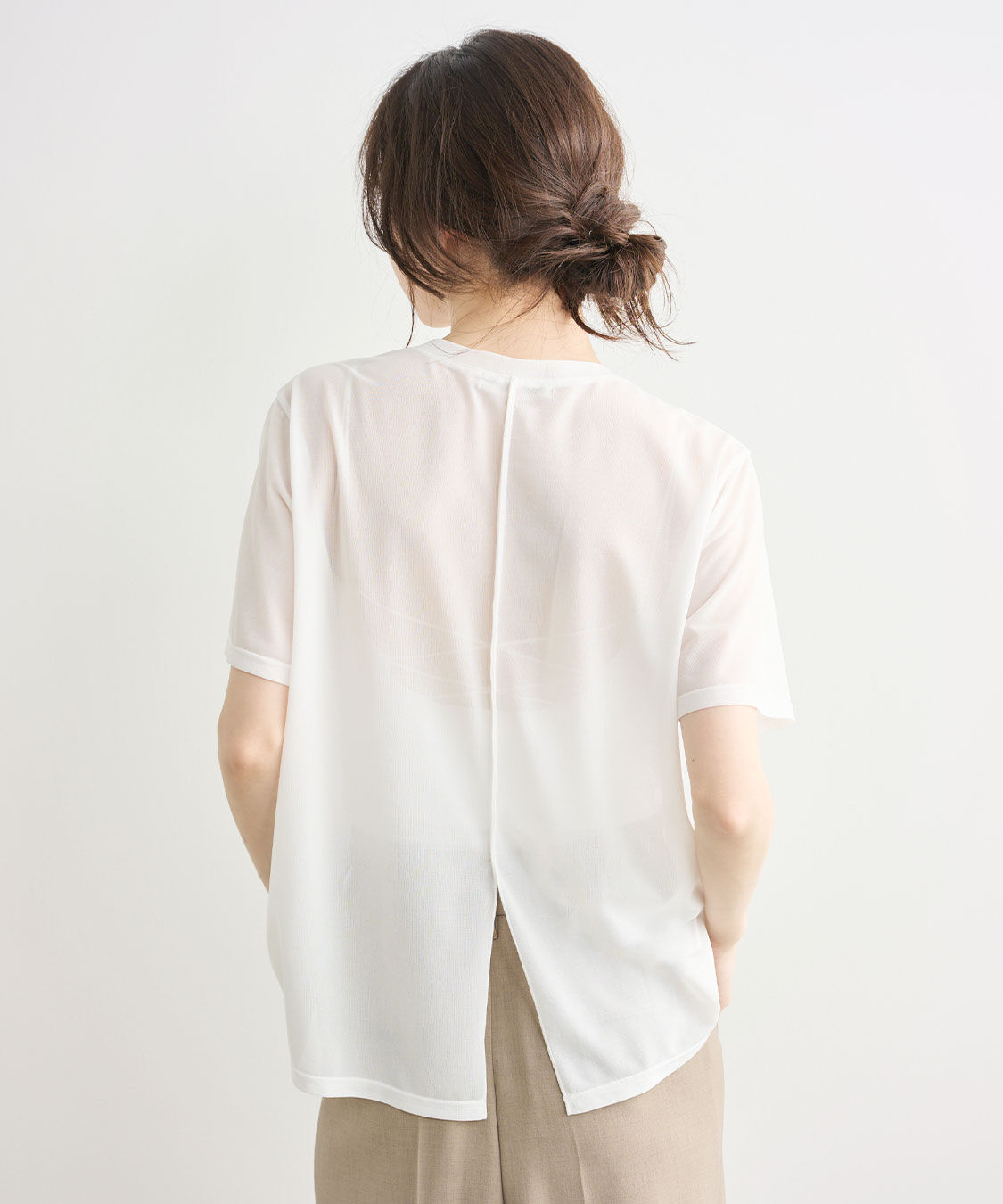 COCO DEAL「ビジューシアーTシャツ」|Tシャツ・カットソー|