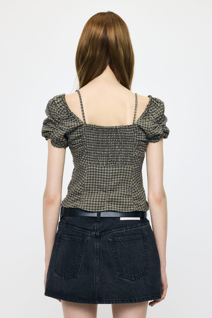 MOUSSY「MULTIWAY GATHER ブラウス」|シャツ・ブラウス|