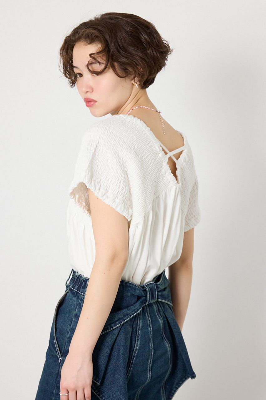 RODEO CROWNS「シャーリングトップス」|Tシャツ・カットソー|