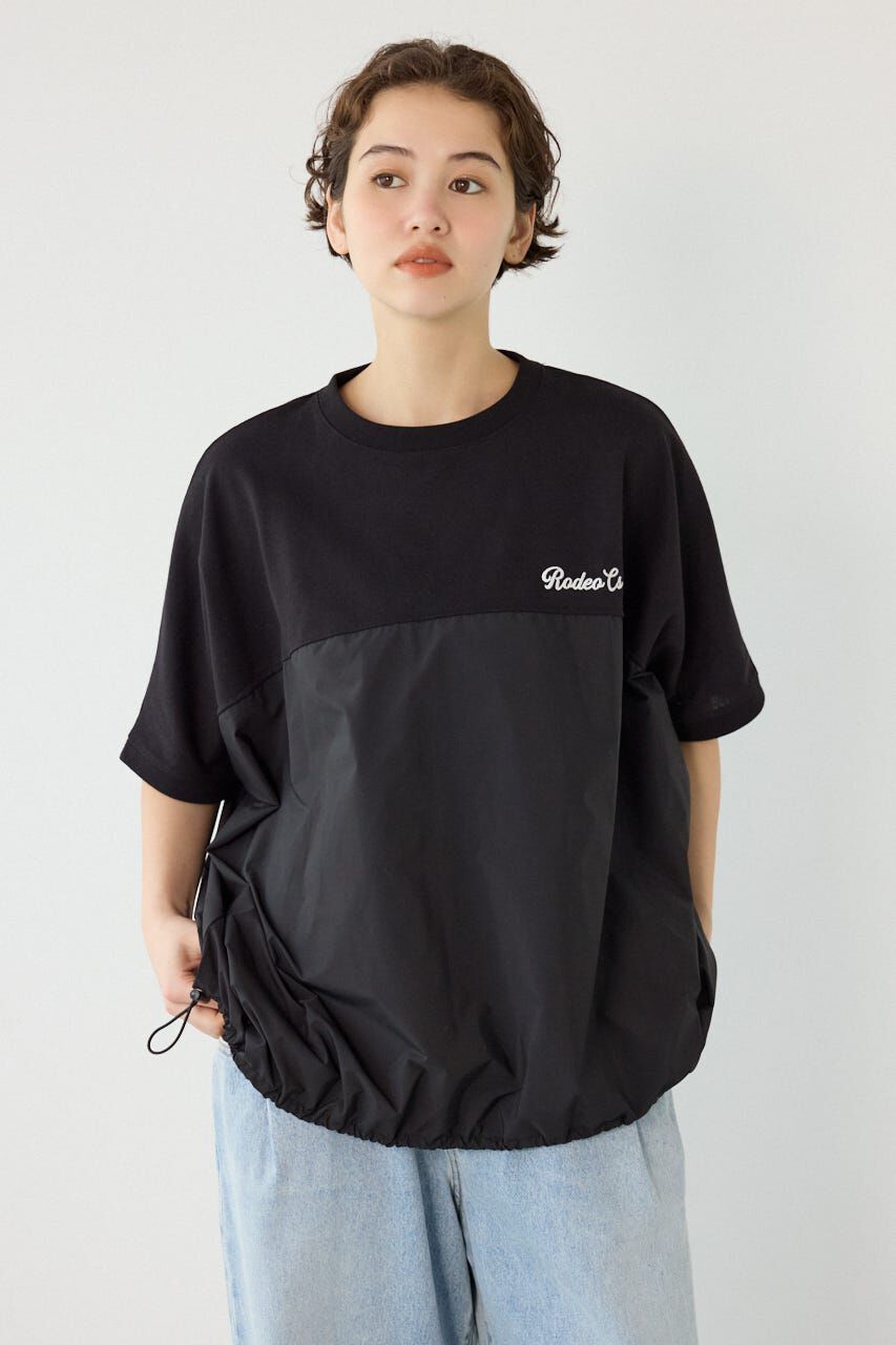 RODEO CROWNS「切替ロゴビッグトップス」|Tシャツ・カットソー|