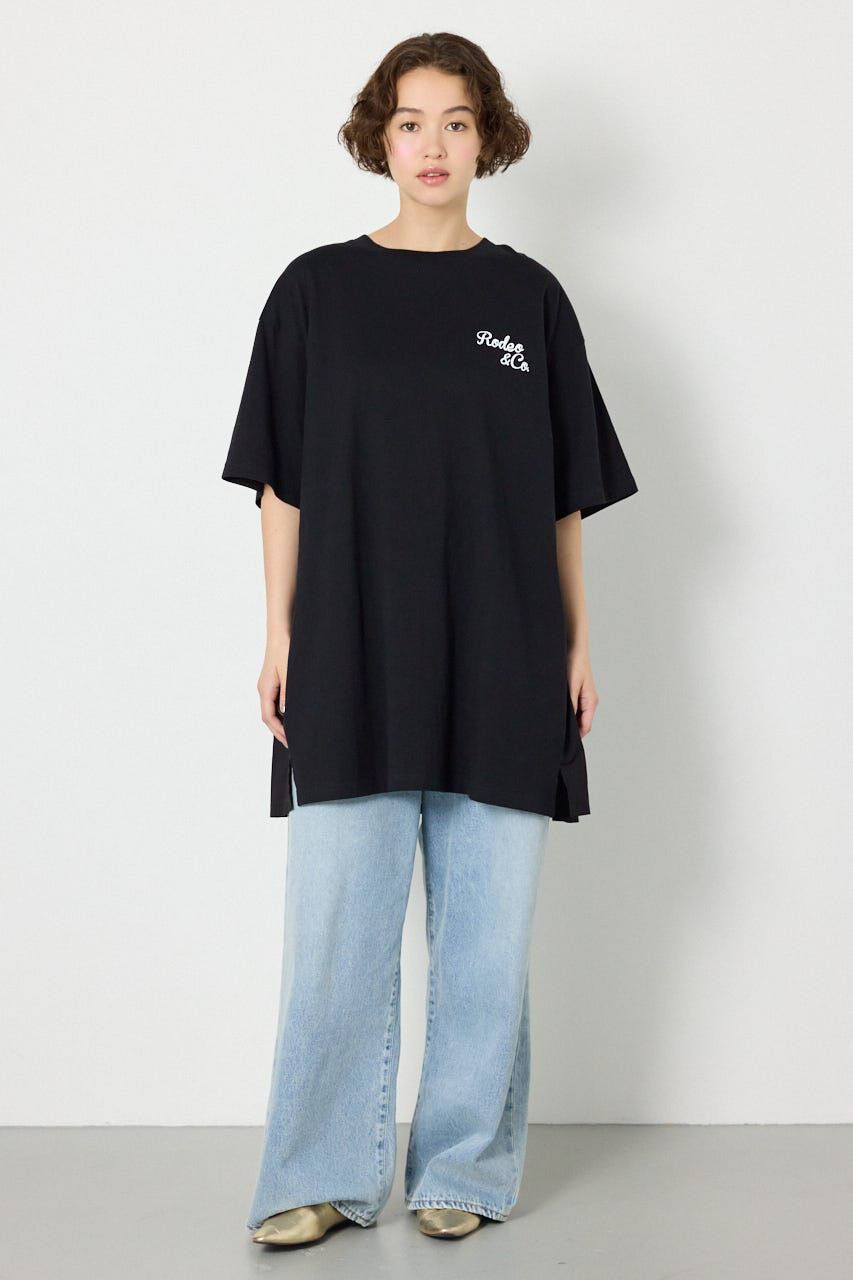 RODEO CROWNS「バックティアードコンビチュニックワンピース」|ワンピース|