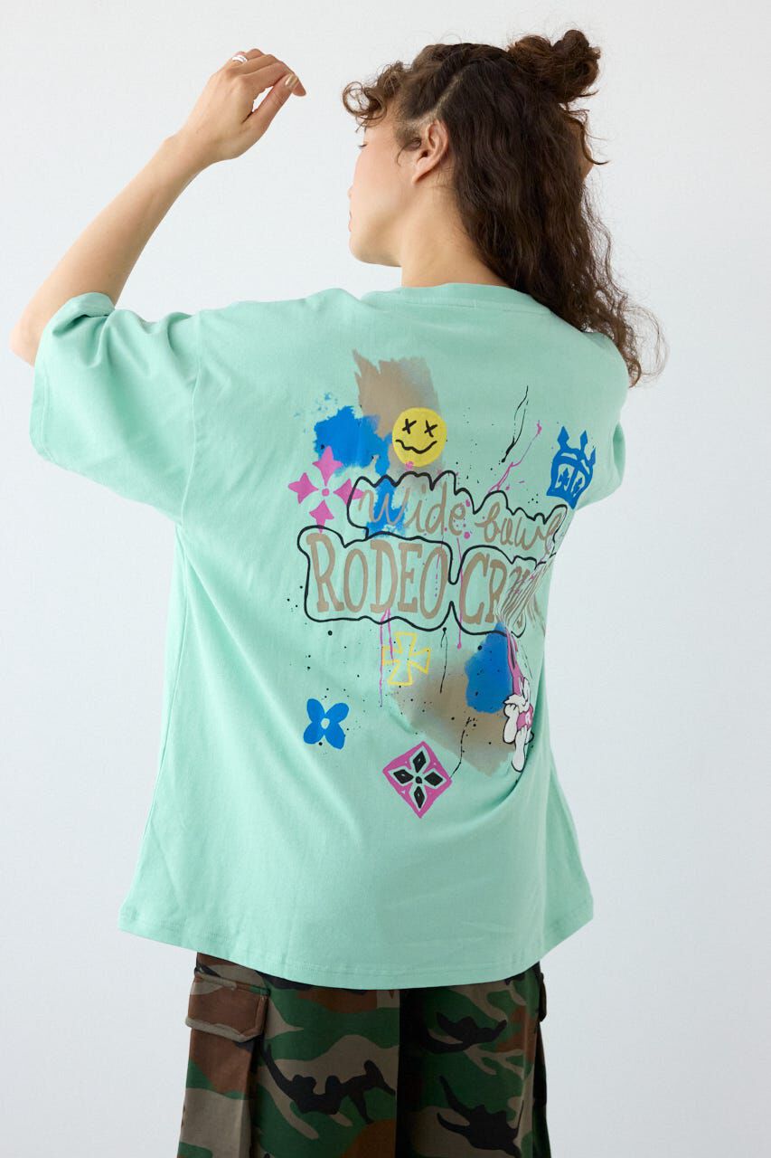 RODEO CROWNS「Spray Graffiti TEE」|Tシャツ・カットソー|