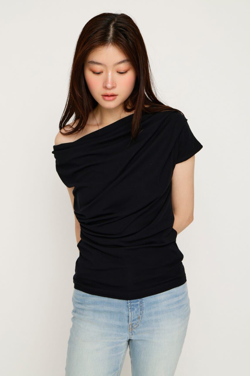 SLY「ONE SHOULDER CUT トップス」|Tシャツ・カットソー|