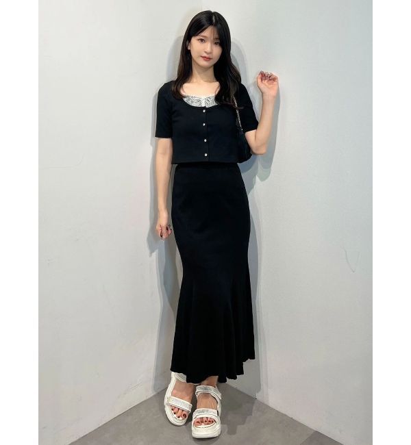 MERCURYDUO「【セットアップ着用可能】カットマーメイドスカ―ト」|スカート|