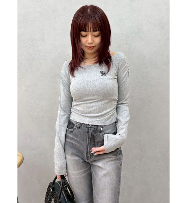 EVRIS「オフショルフーディトップス」|Tシャツ・カットソー|