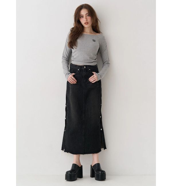 EVRIS「オフショルフーディトップス」|Tシャツ・カットソー|