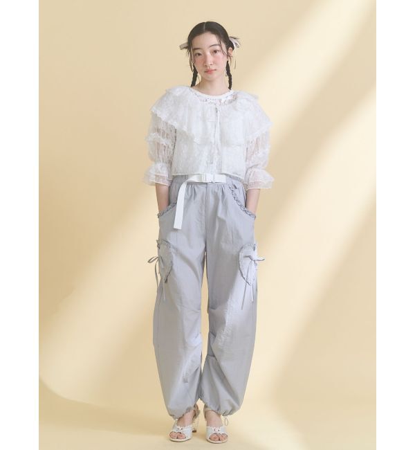 merry jenny「floral sheer bolero」|ボレロ|