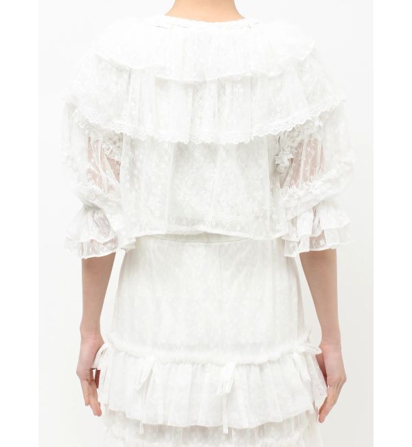 merry jenny「floral sheer bolero」|ボレロ|