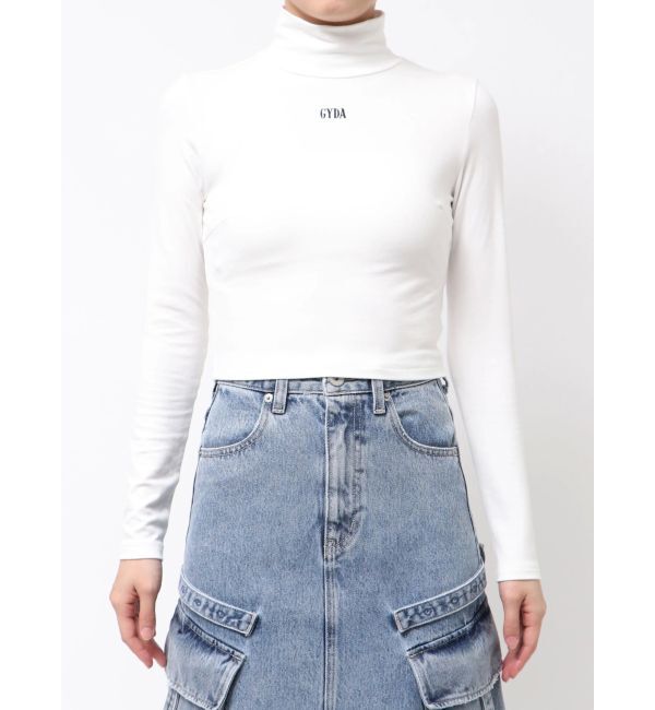 GYDA「GYDAハイネックショートトップス」|Tシャツ・カットソー|