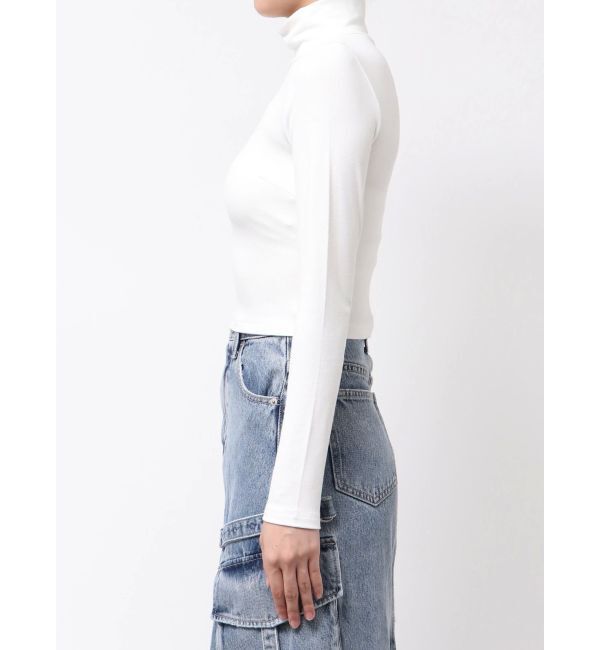 GYDA「GYDAハイネックショートトップス」|Tシャツ・カットソー|