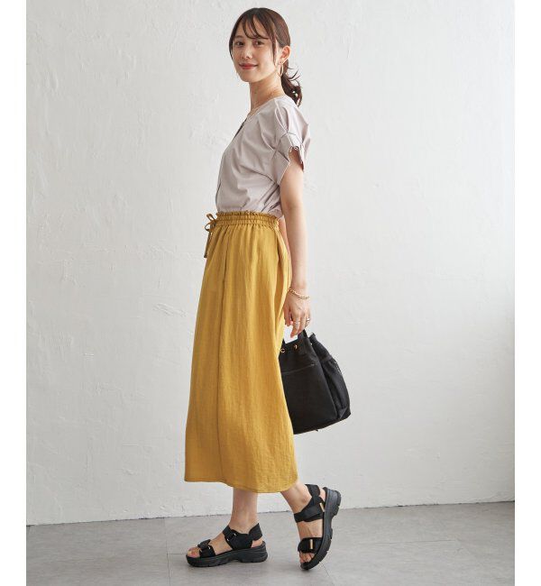 ikka「【接触冷感】スラブタックスカーチョ」|その他|