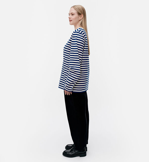 Marimekko「Tasaraita Unikko カットソー」|シャツ・ブラウス|