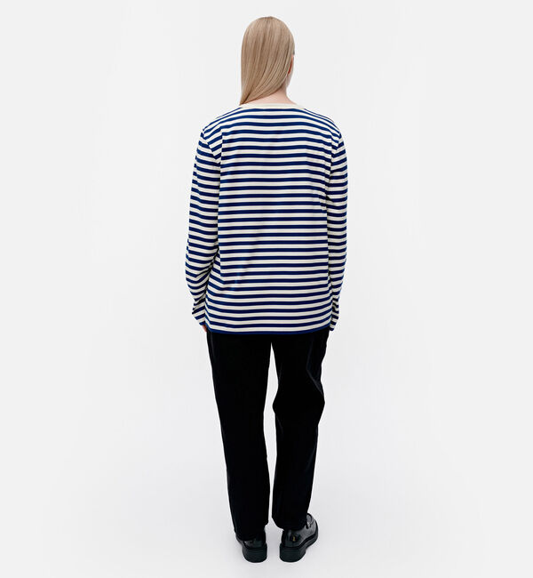 Marimekko「Tasaraita Unikko カットソー」|シャツ・ブラウス|