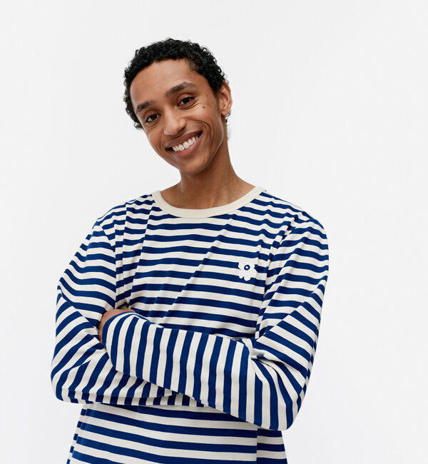 Marimekko「Tasaraita Unikko カットソー」|シャツ・ブラウス|