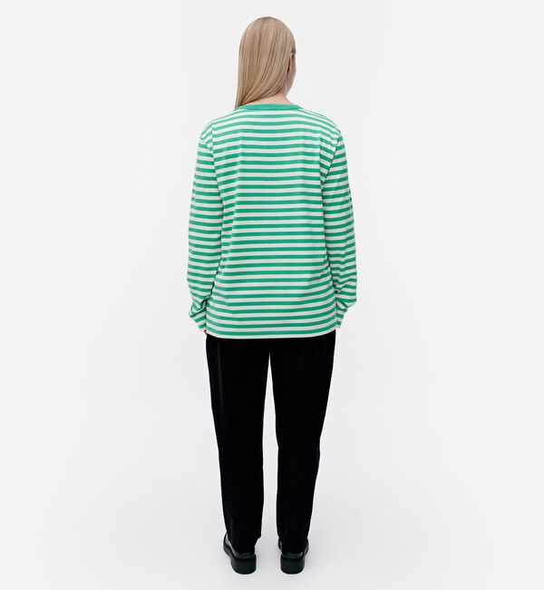 Marimekko「Tasaraita Unikko カットソー」|シャツ・ブラウス|