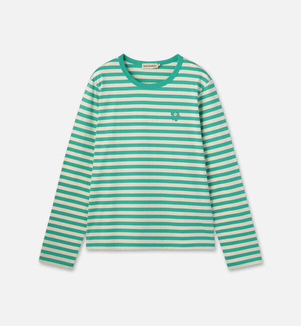 Marimekko「Tasaraita Unikko カットソー」|シャツ・ブラウス|