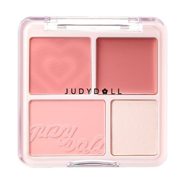  「JUDYDOLL わがままチークハイライター 02 あま顔ピーチ 本体 (9g)」|チーク|