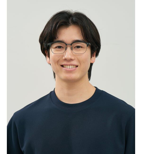  「メガネ | サーモント チタン アルミ製 軽量 メタル 伊達・度付き ユニセックス Zoff  レンズ交換券付」|メガネ|