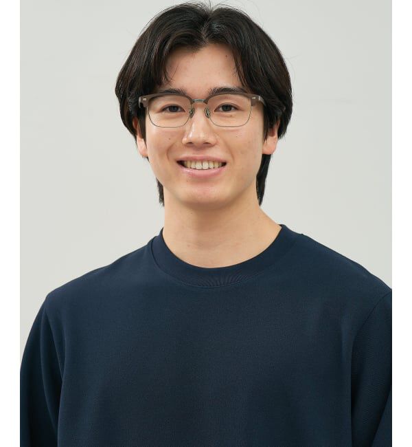  「メガネ | サーモント チタン アルミ製 軽量 メタル 伊達・度付き ユニセックス Zoff  レンズ交換券付」|メガネ|