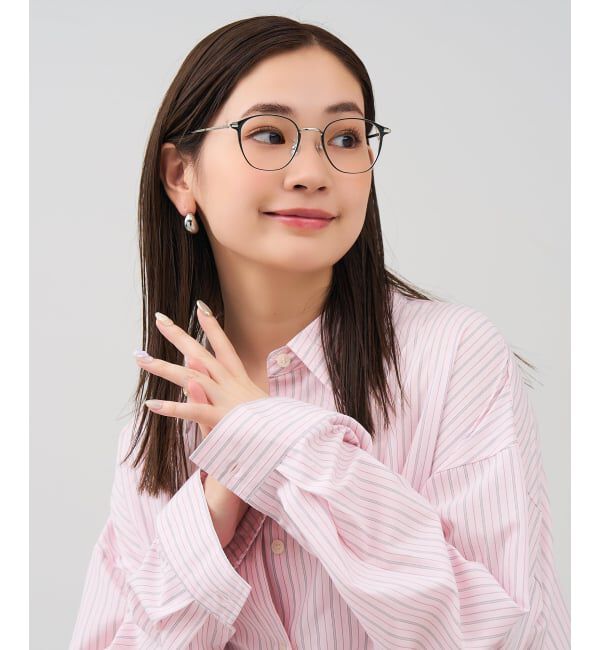  「ウェリントン型 メガネ | 軽量 眼鏡 伊達メガネ おしゃれ 読書 ビジネス FASHION レンズ交換券付」|メガネ|