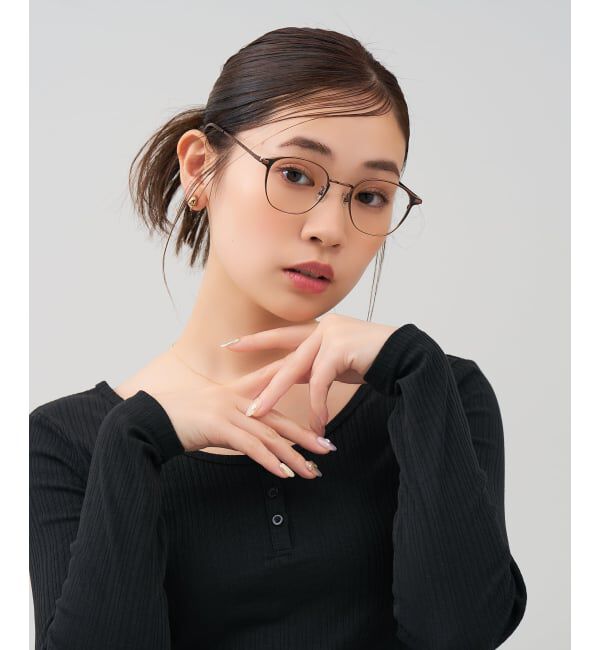  「ウェリントン型 メガネ | 軽量 眼鏡 伊達メガネ おしゃれ 読書 ビジネス FASHION レンズ交換券付」|メガネ|