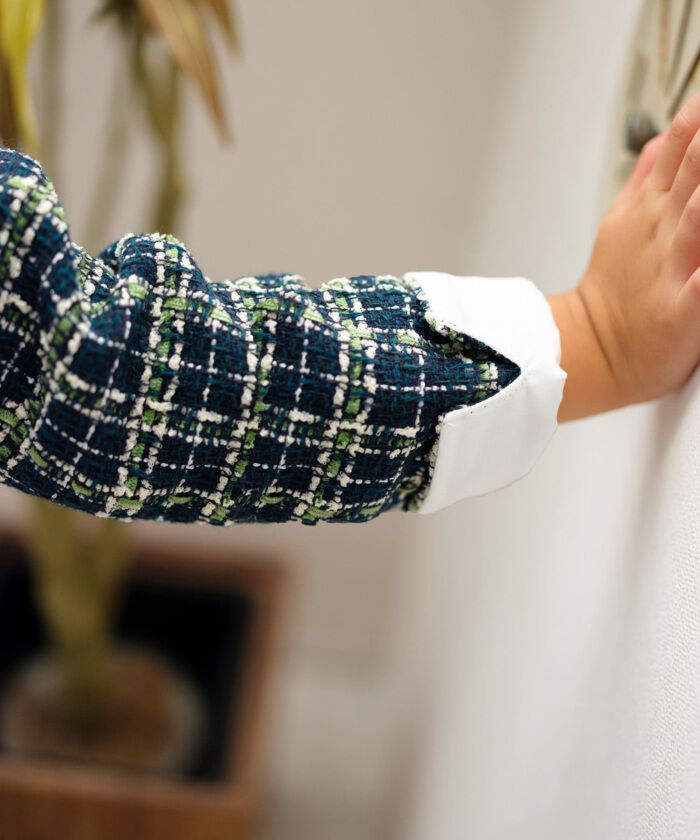 BACKYARD FAMILY「Rora ワンピース 通販 パハリータ ブローチ付きワンピース 子供服 ワンピ 長袖」|その他|