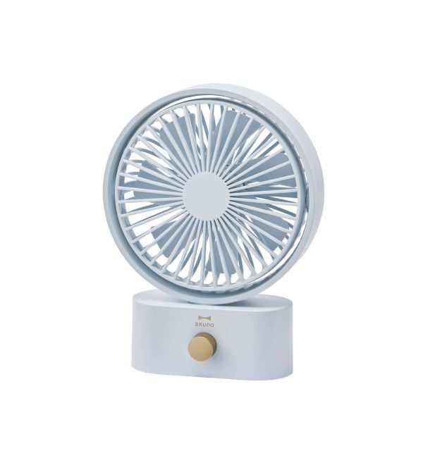 BRUNO「ポータブルスイングデスクファン」|電化製品|ブルー