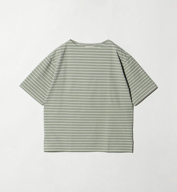 UNITED ARROWS「ジャガード ボーダー バスクシャツ」|Tシャツ・カットソー|
