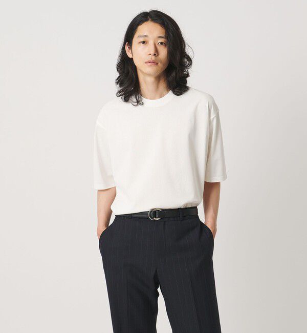 UNITED ARROWS「ALBINI アルビニ トリコット Tシャツ 抗菌防臭」|Tシャツ・カットソー|