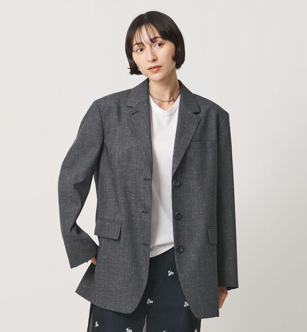 UNITED ARROWS「CANGIOLI テーラードジャケット」|テーラードジャケット|DK.GRAY