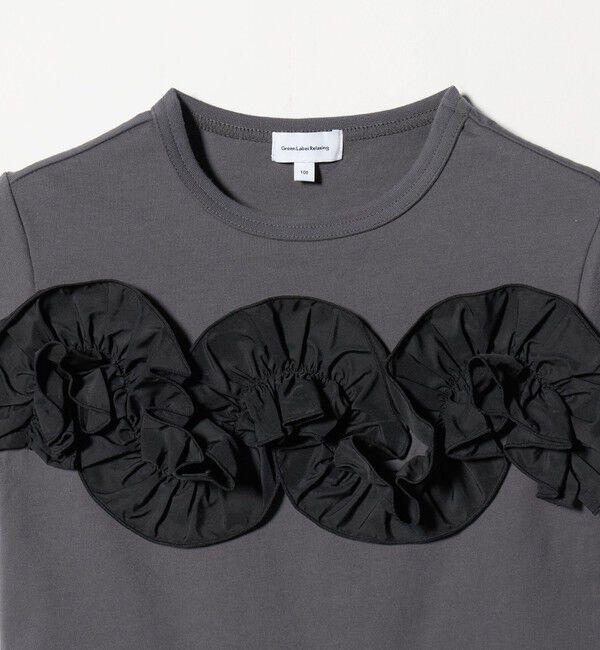 UNITED ARROWS green label relaxing「【スタメンシリーズ】フリル Tシャツ / キッズ  100cm-160cm」|Tシャツ・カットソー|