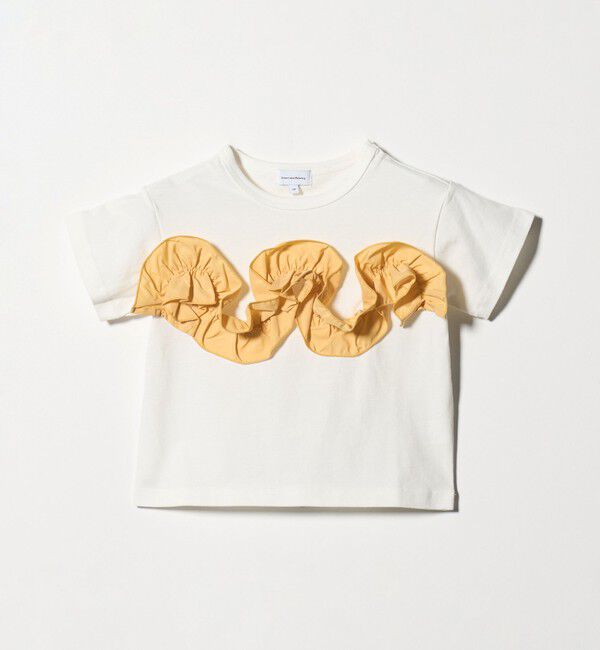 UNITED ARROWS green label relaxing「【スタメンシリーズ】フリル Tシャツ / キッズ  100cm-160cm」|Tシャツ・カットソー|