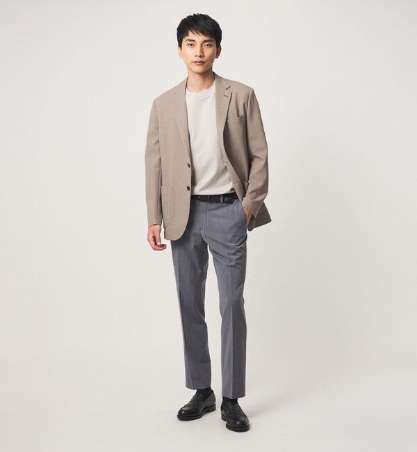 UNITED ARROWS green label relaxing「ミニ ワッフル ビズ クルーネック カットソー -UVカット-」|Tシャツ・カットソー|