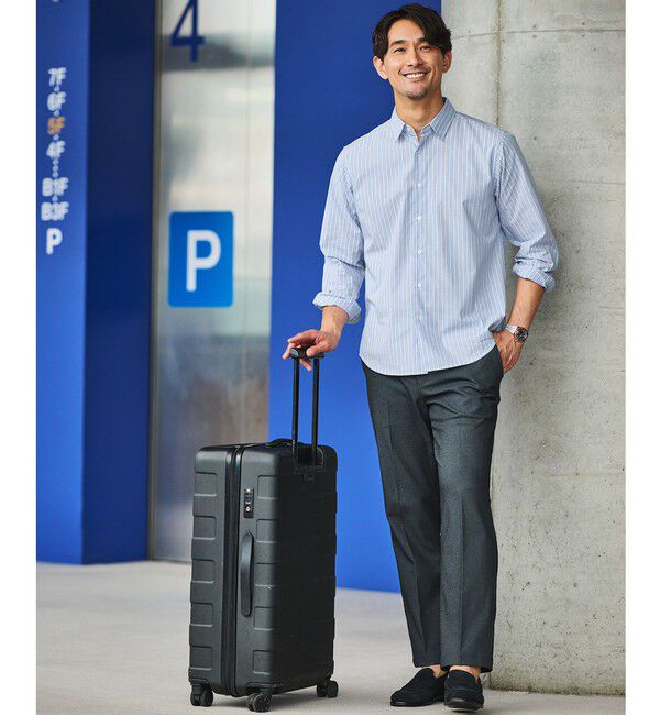 UNITED ARROWS green label relaxing「【WEB限定】JUST fit JAMES FABRC パターン 長袖 シャツ」|シャツ・ブラウス|