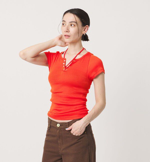 BEAUTY&YOUTH UNITED ARROWS「【別注】＜PALM＞ヘンリーネック トップス 」|Tシャツ・カットソー|